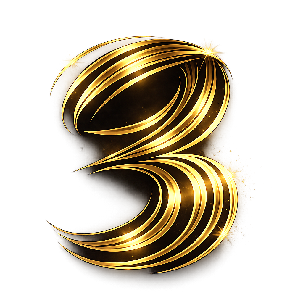THE THREE HAIRDESIGN Logo
